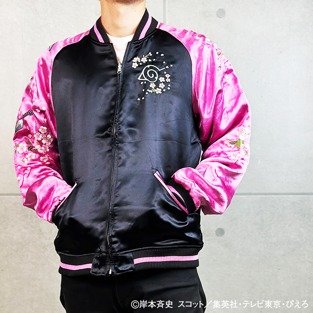 株式会社ク・ラッチ / 絡繰魂 【サクラ】くの一スカジャン 241081