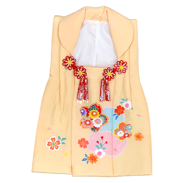 被布コート 3歳女の子用 七五三 正絹 手描き友禅 上質の被布着(単品