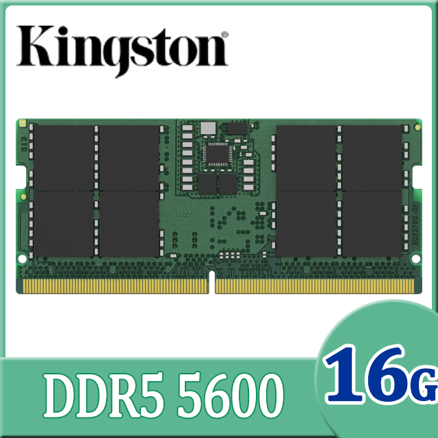 Kingston 金士頓DDR5 5600 16GB 筆記型記憶體(KVR56S46BS8-16