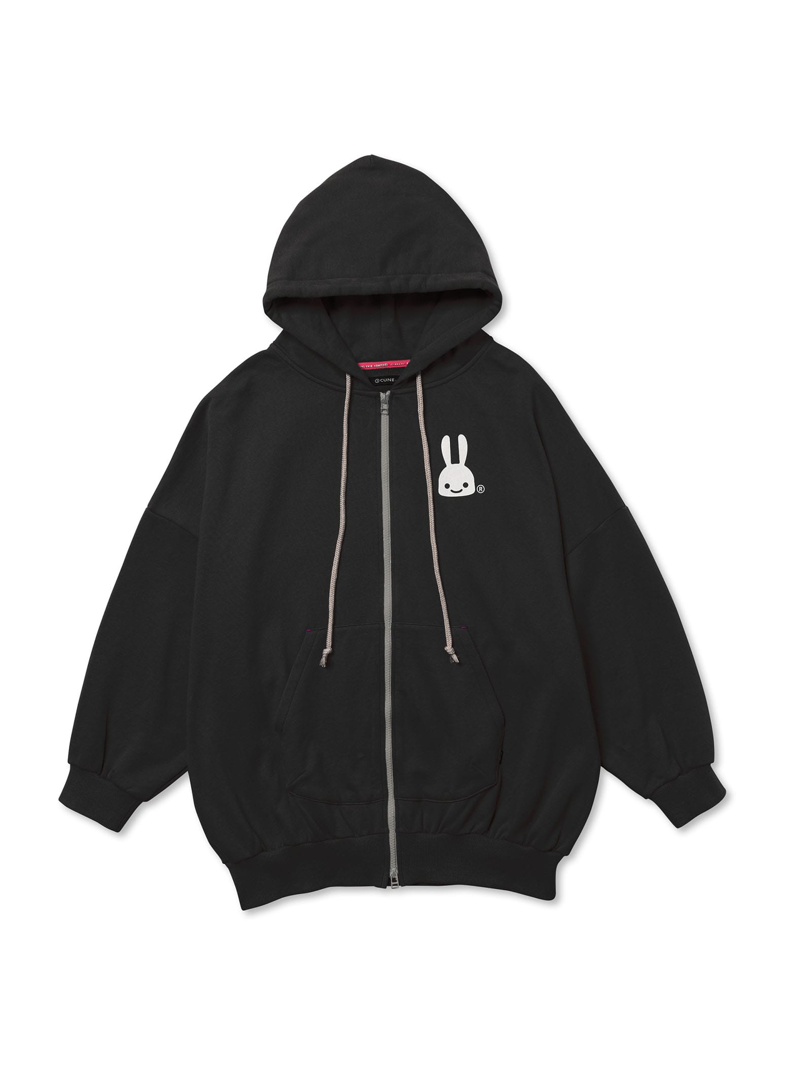 DDDC ワイドジップパーカー｜ウサギがいる｜CUNE ONLINE STORE