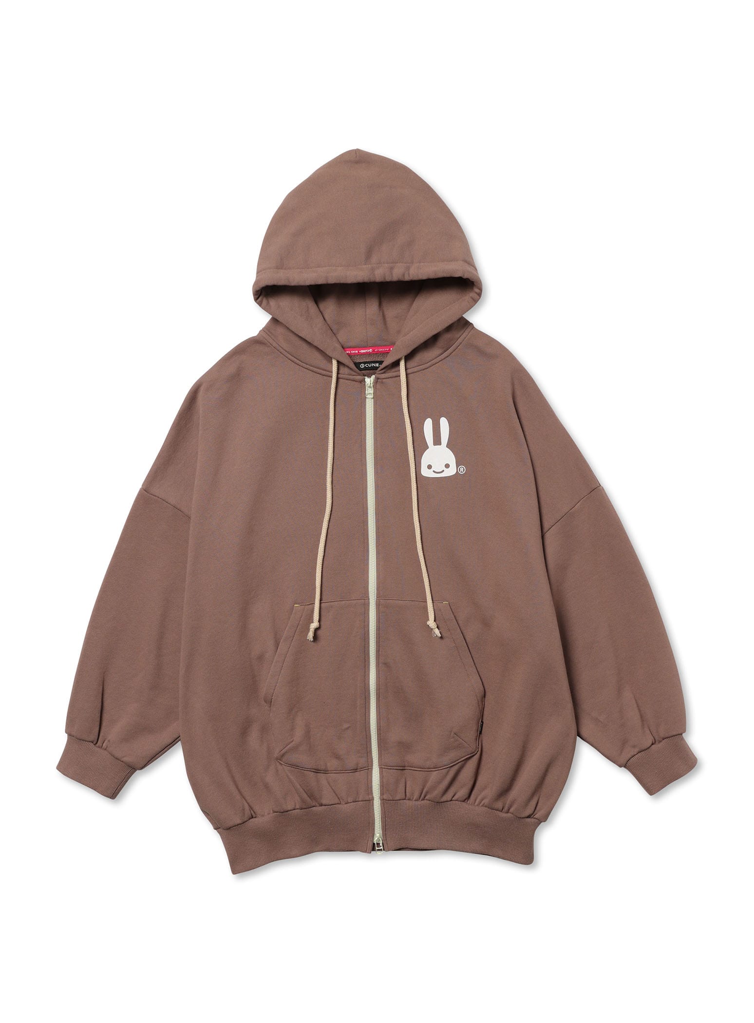 DDDC ワイドジップパーカー｜ウサギがいる｜CUNE ONLINE STORE