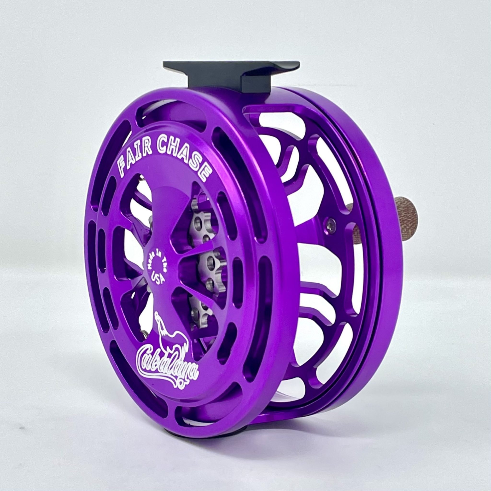Fair Chase G2 Click Pawl Fly Reel- Purple on Purple - Cubalaya