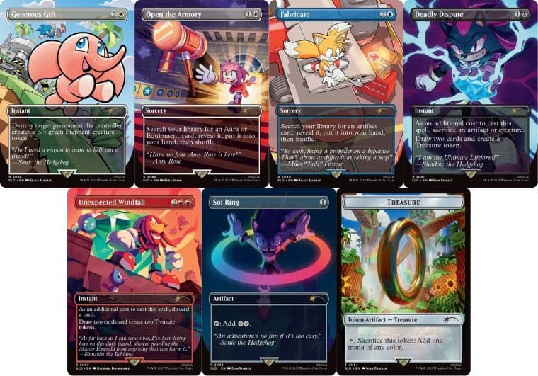 MTG】Secret Lairでソニックとコラボセットが3種類販売！収録カードや