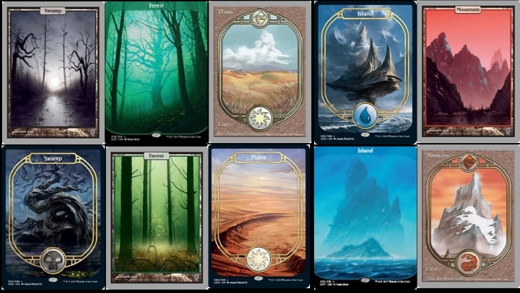 MTG】銀枠セットのフルアート基本土地が魅力的！おすすめ｜CUBEの部屋