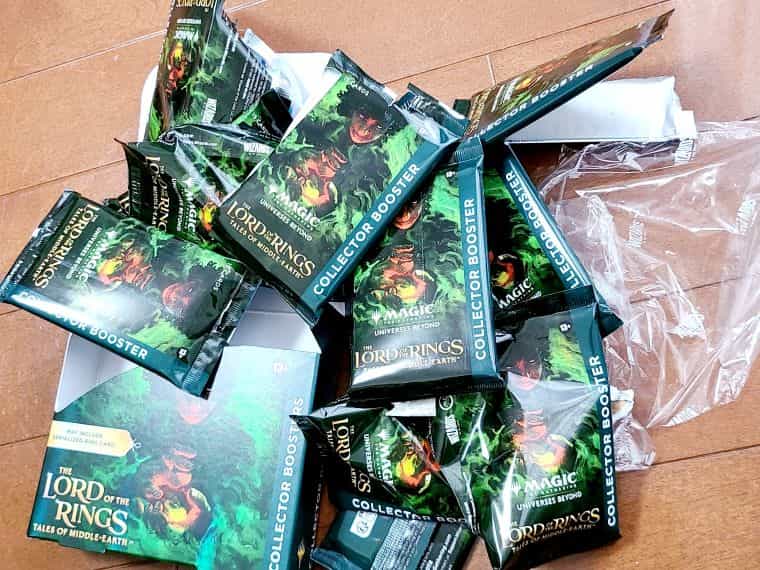 MTG】指輪物語コレクターブースターBOX英語版を開封！世界に1枚の