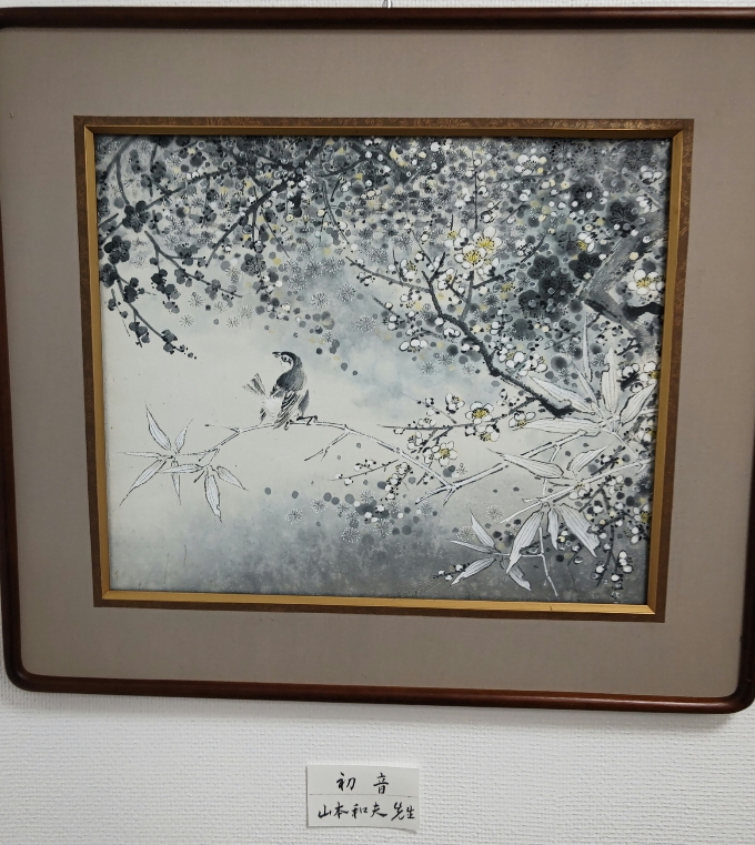 水墨画(山本先生)｜大阪産経学園｜阪急ターミナルビル、阪急梅田駅周辺