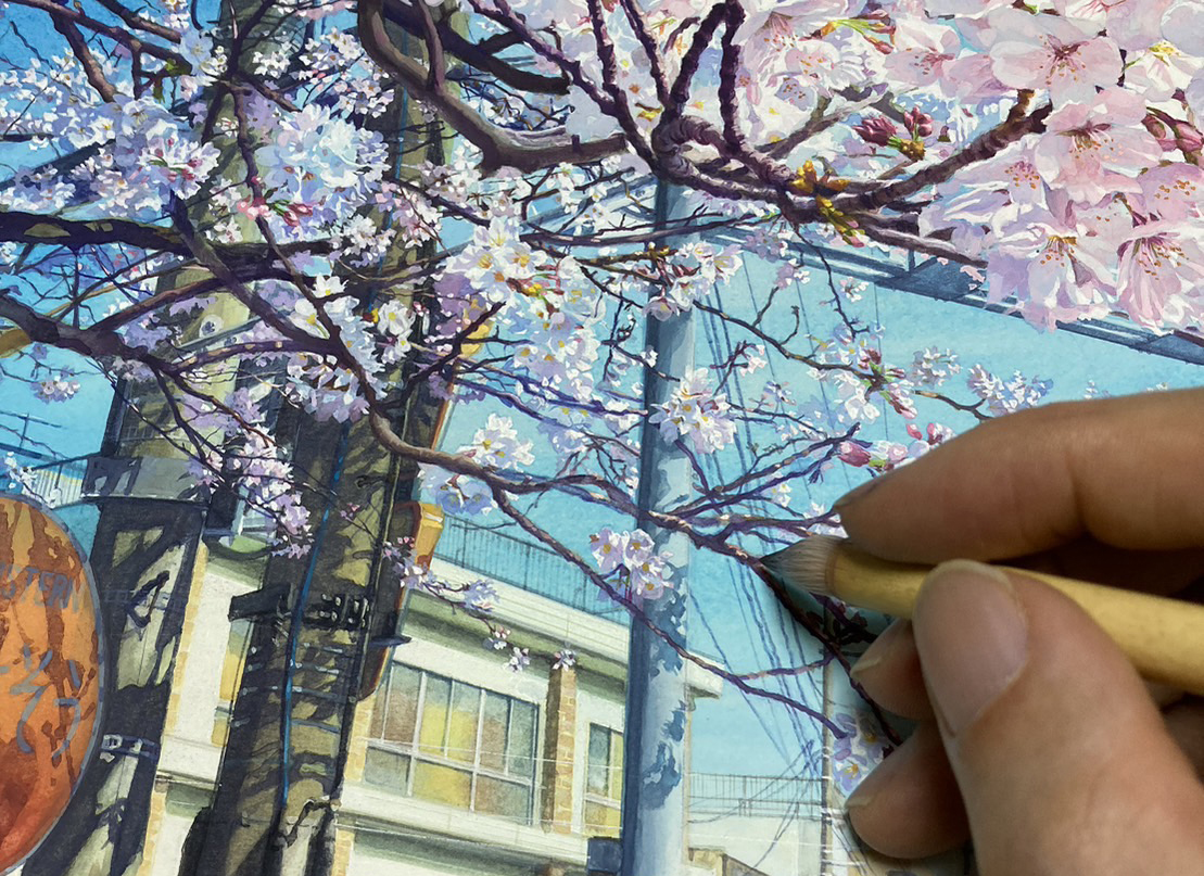 ポスターカラーで描く 写実風景画｜カルチャープラザ平塚｜平塚市