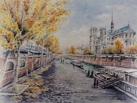 写真を上手く活用して気軽に楽しむ 街角風景スケッチ｜厚木カルチャー