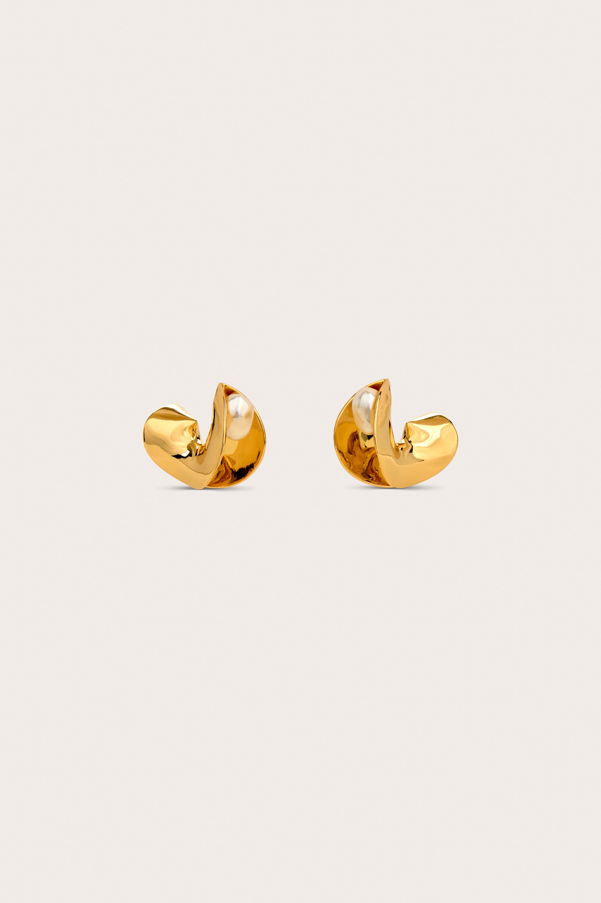 SHIRA EARRING - SHINY BRASS – CULT GAIA