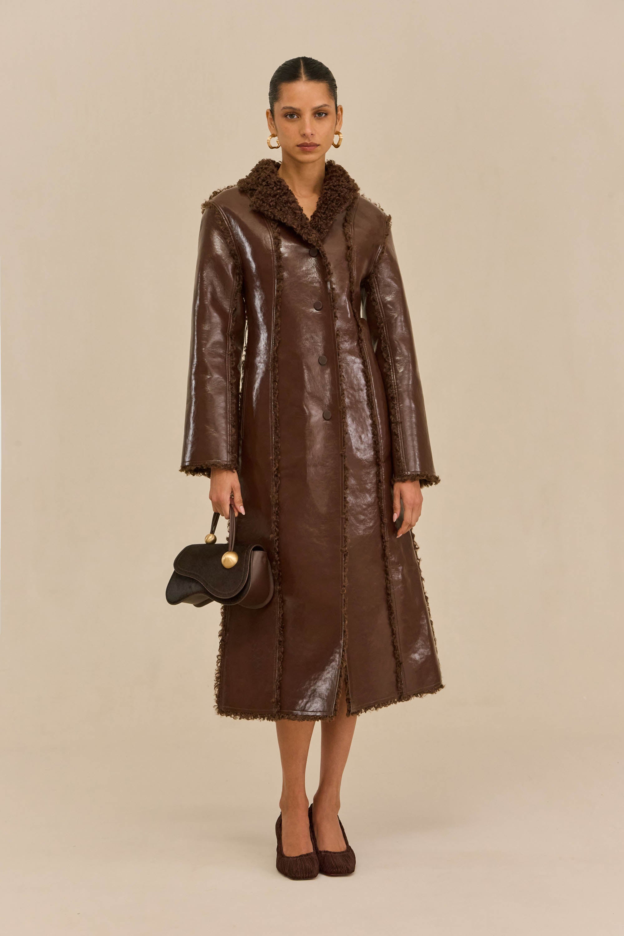 TILI REVERSIBLE COAT - JAVA – CULT GAIA