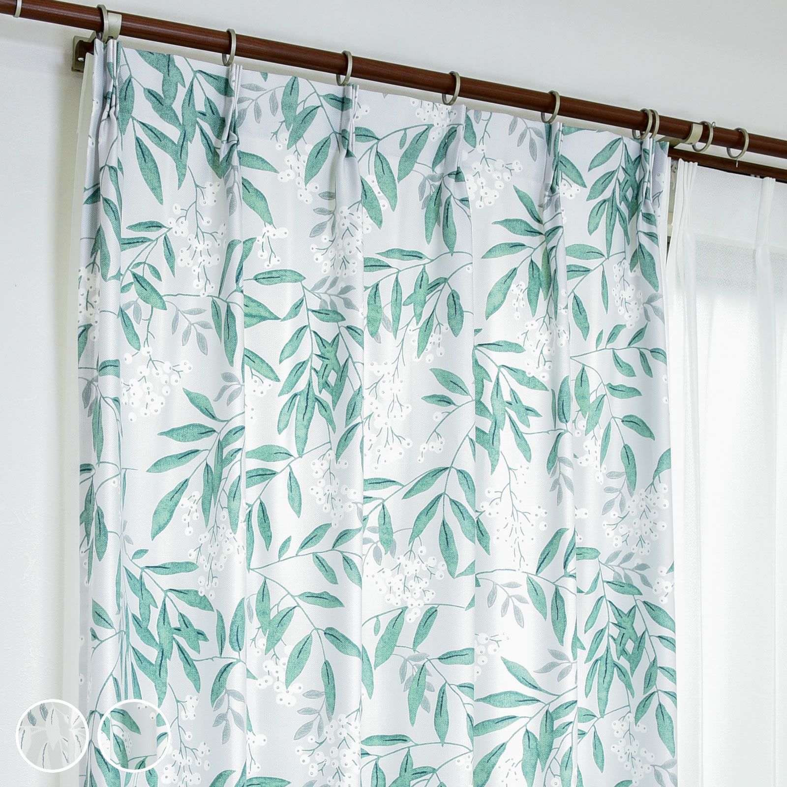 ローラアシュレイ 遮光 洗える 防炎 花柄 ドレープ カーテン