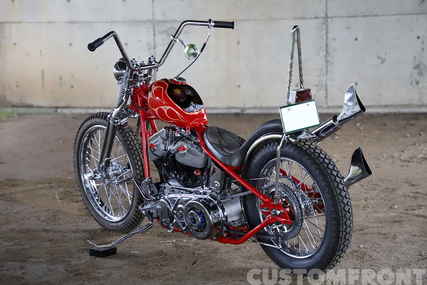 ハーレーカスタム パンヘッド FL 1954のチョッパー・エクストリーム