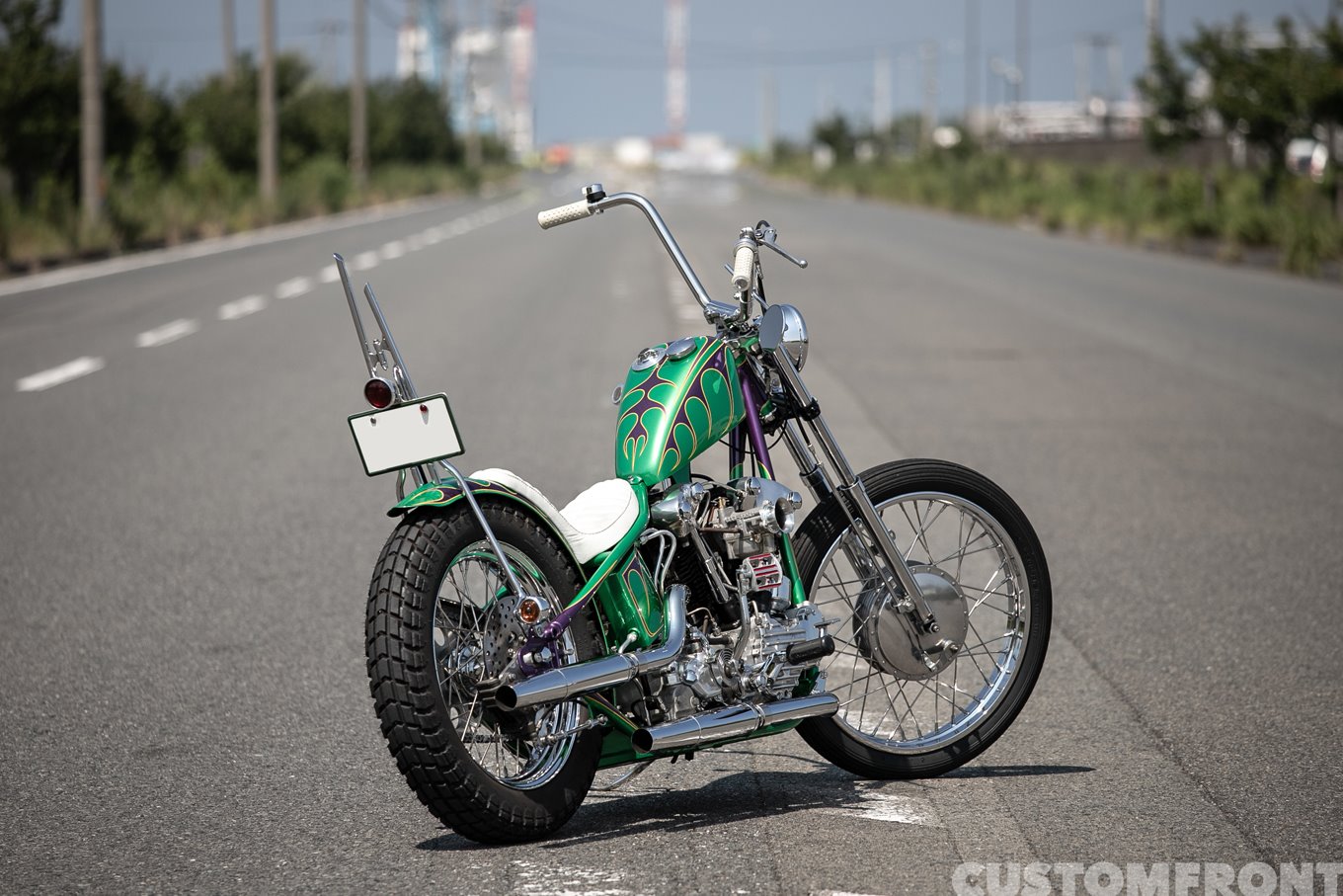 INDIAN ORANGEのハーレー S&Sナックルヘッドのオールドスクール