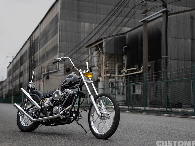 WEST VILLAGE CUSTOM CYCLESのショベルヘッドのオールドスクール