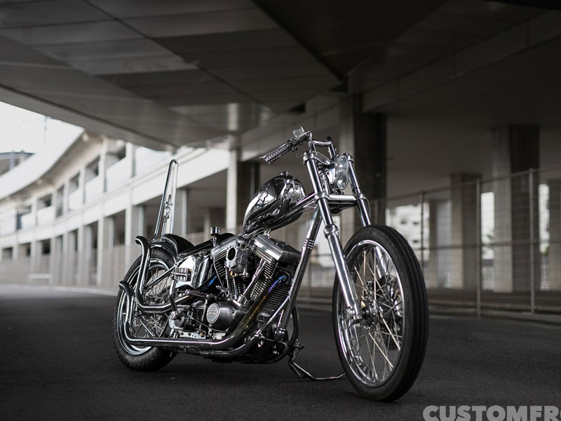 GRATIA INDUSTRY MOTORCYCLEのフルクロームメッキのエボリューション