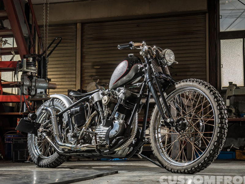 ハーレーのナックルヘッドチョッパー FL 1947年・サティスファクション