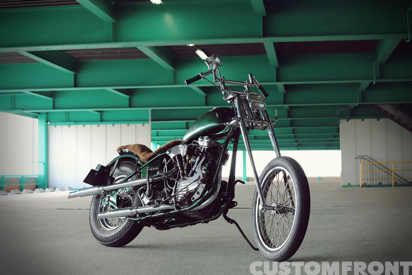 ハーレー フリスコナックルヘッドのヴィンテージチョッパー EL 1936年