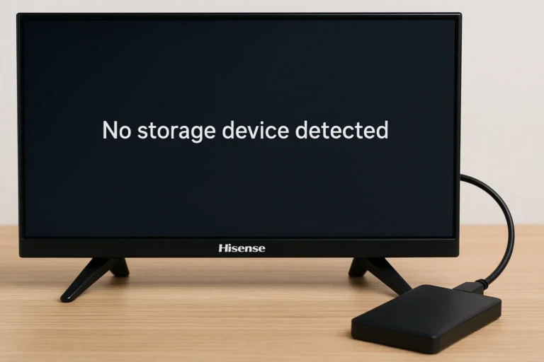 必見】ハイセンスのテレビで外付けHDDが認識しないときの原因と対処法