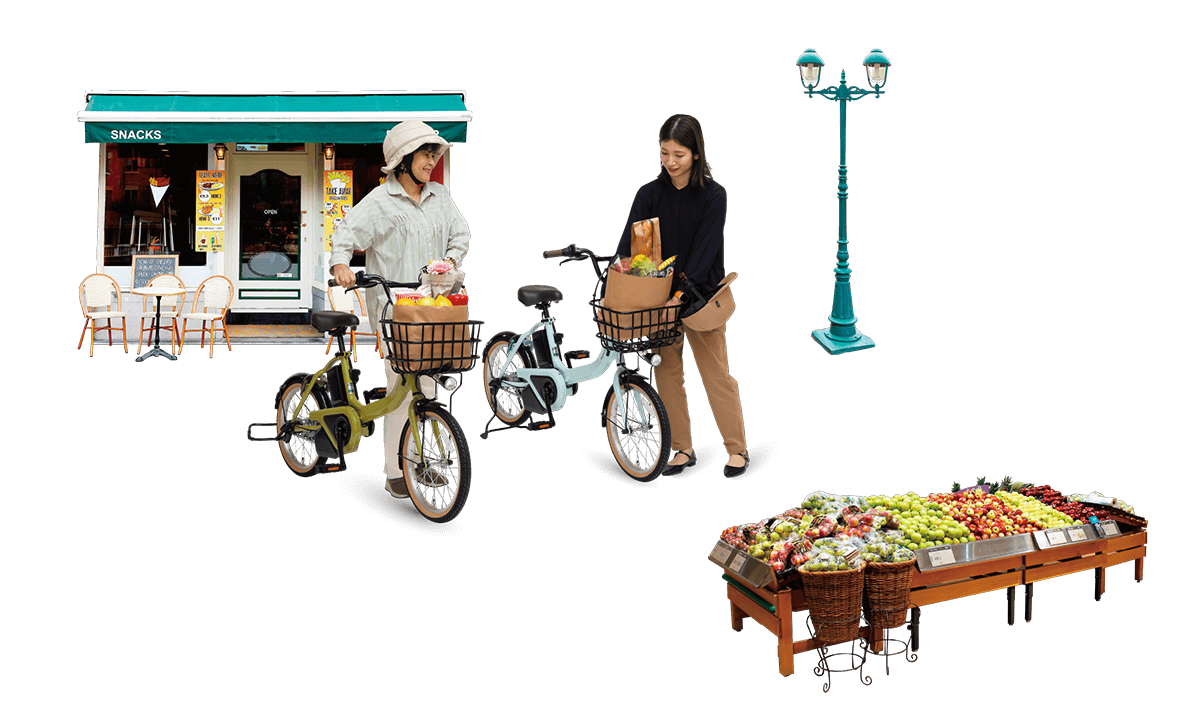 こんなところでも！「ViVi・S・18」｜電動アシスト自転車／自転車