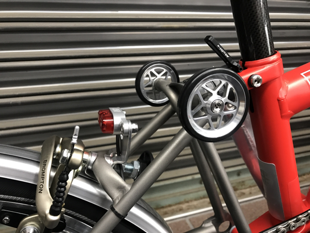 BROMPTON カスタムキャスター Multi-S CNC EasyWheel: サイクルハウス