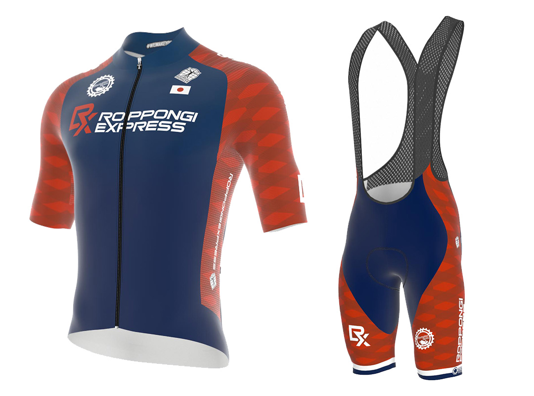 Bioracerオーダーサイクルジャージ】Roppongi Express様採用アイテムを