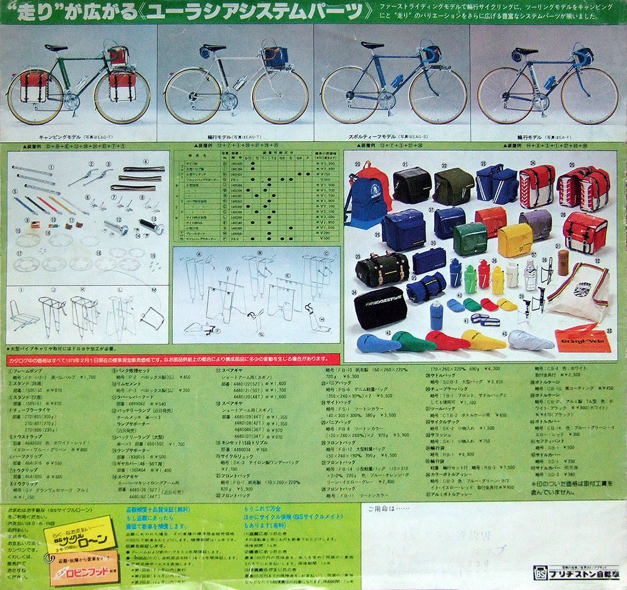 追憶のカタログ展Part49：1979ブリヂストンユーラシア