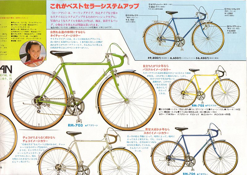 追憶のカタログ展Part75：1981ブリヂストンロードマン