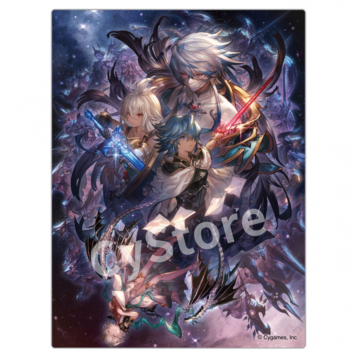 グランブルーファンタジーリリンク ナルメア A2クリアーポスター 開封