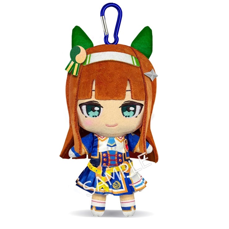 公式カラビナ付きぬいぐるみ【サイレンススズカ】（Glorious Azure Ver.)