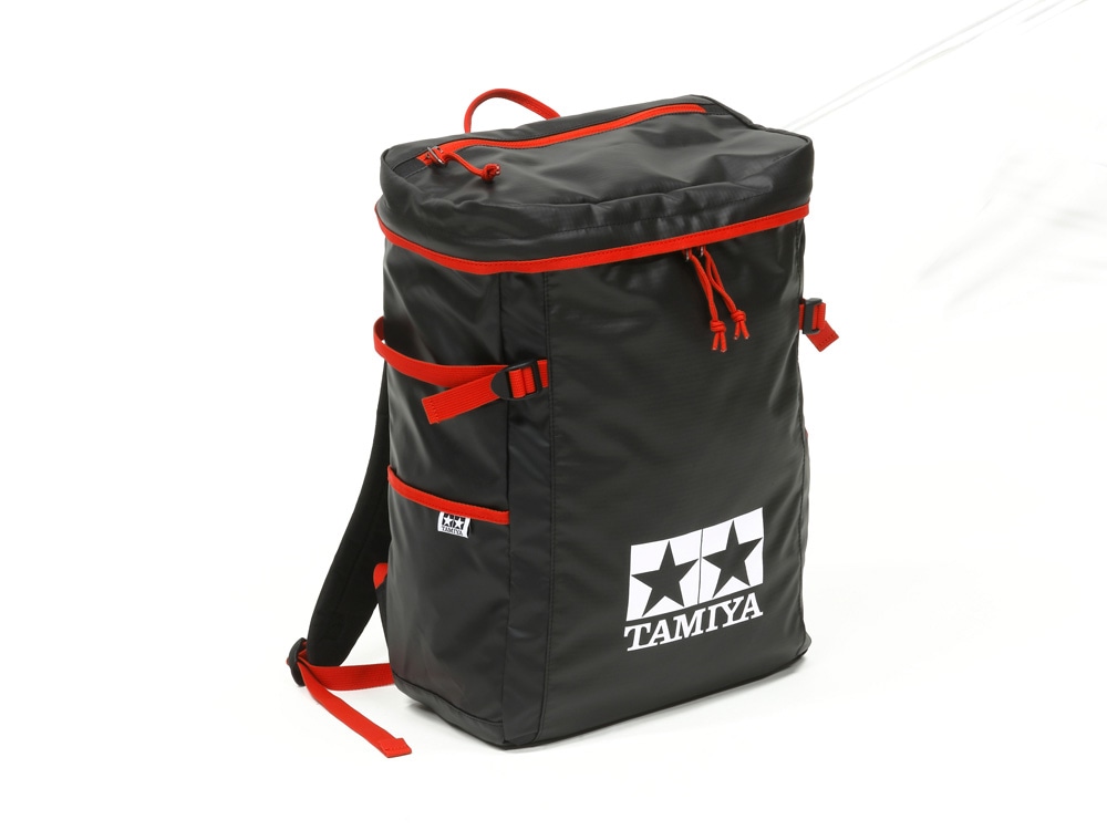 タミヤオリジナルグッズ タミヤ ピットイン バックパック（黒・赤