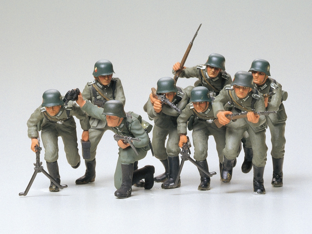 タミヤ 1/35 ミリタリーミニチュアシリーズ ドイツ歩兵 突撃セット