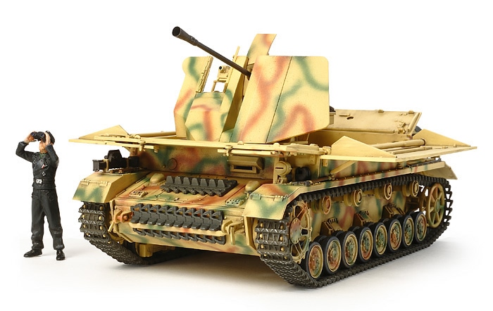 タミヤ 1/48 ミリタリーミニチュアシリーズ ドイツIV号対空自走砲