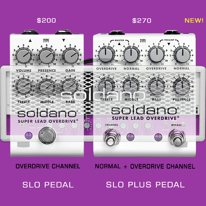 Guitar Pedal X - GPX Blog - Soldano adds 2nd Normal Channel for