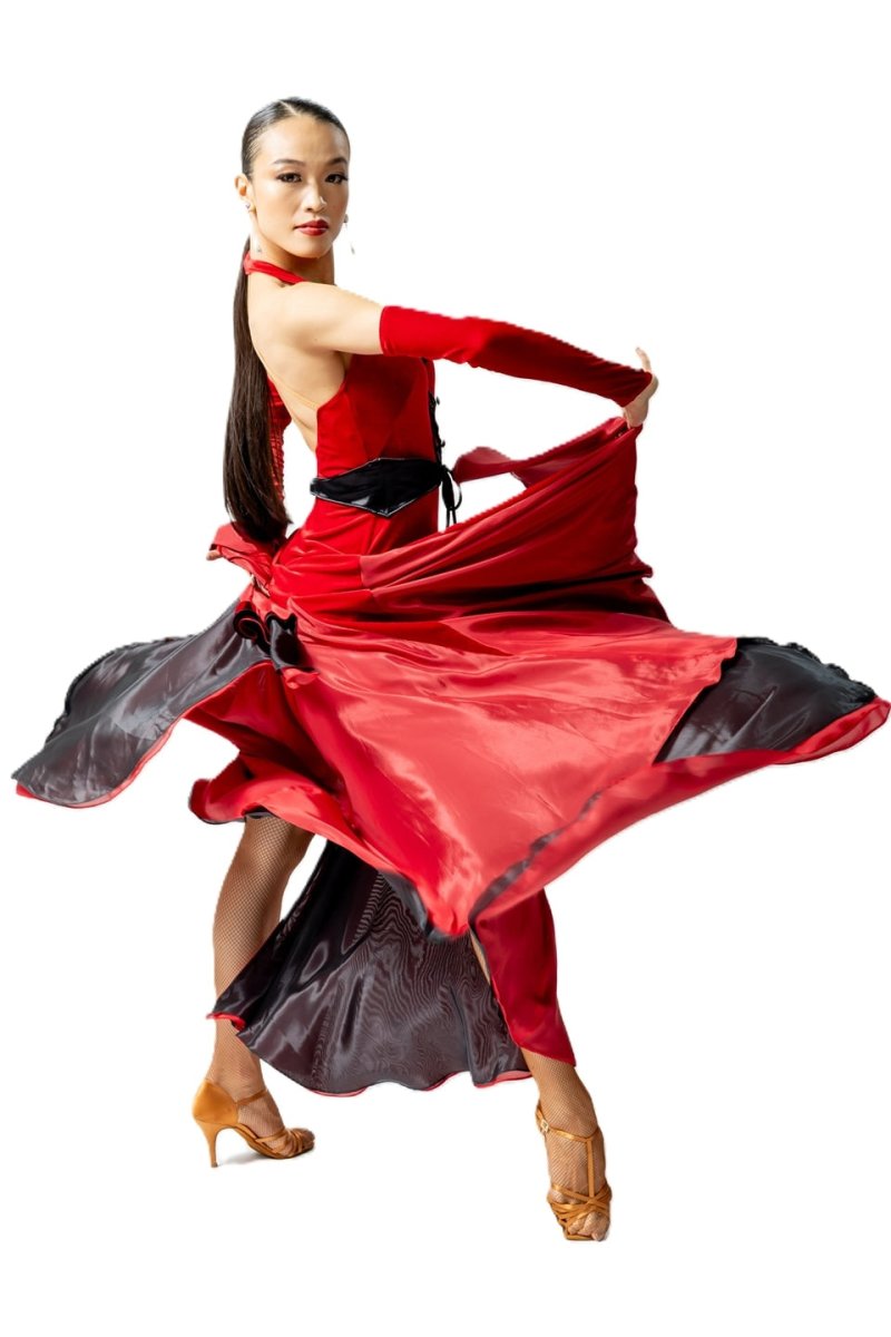 TAKA DANCE タカダンス】パソドレス 3L-00167｜社交ダンス ラテン