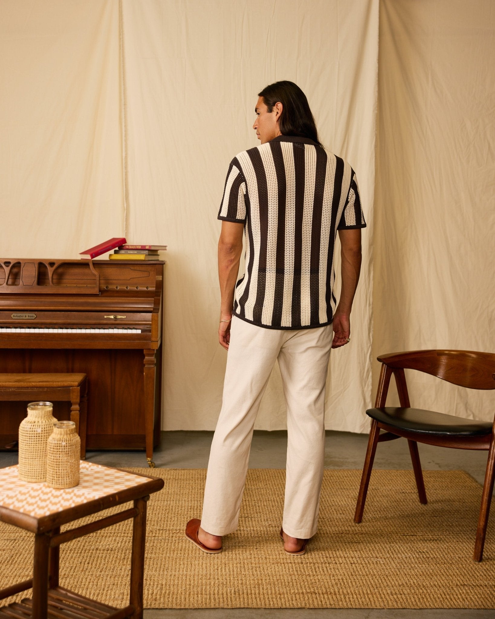 The Dominica Crochet Shirt - Tierra – Dandy Del Mar