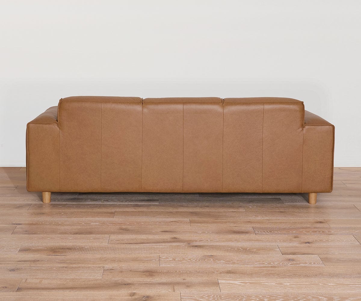 Gustavo Leather Sofa - Dania Furniture