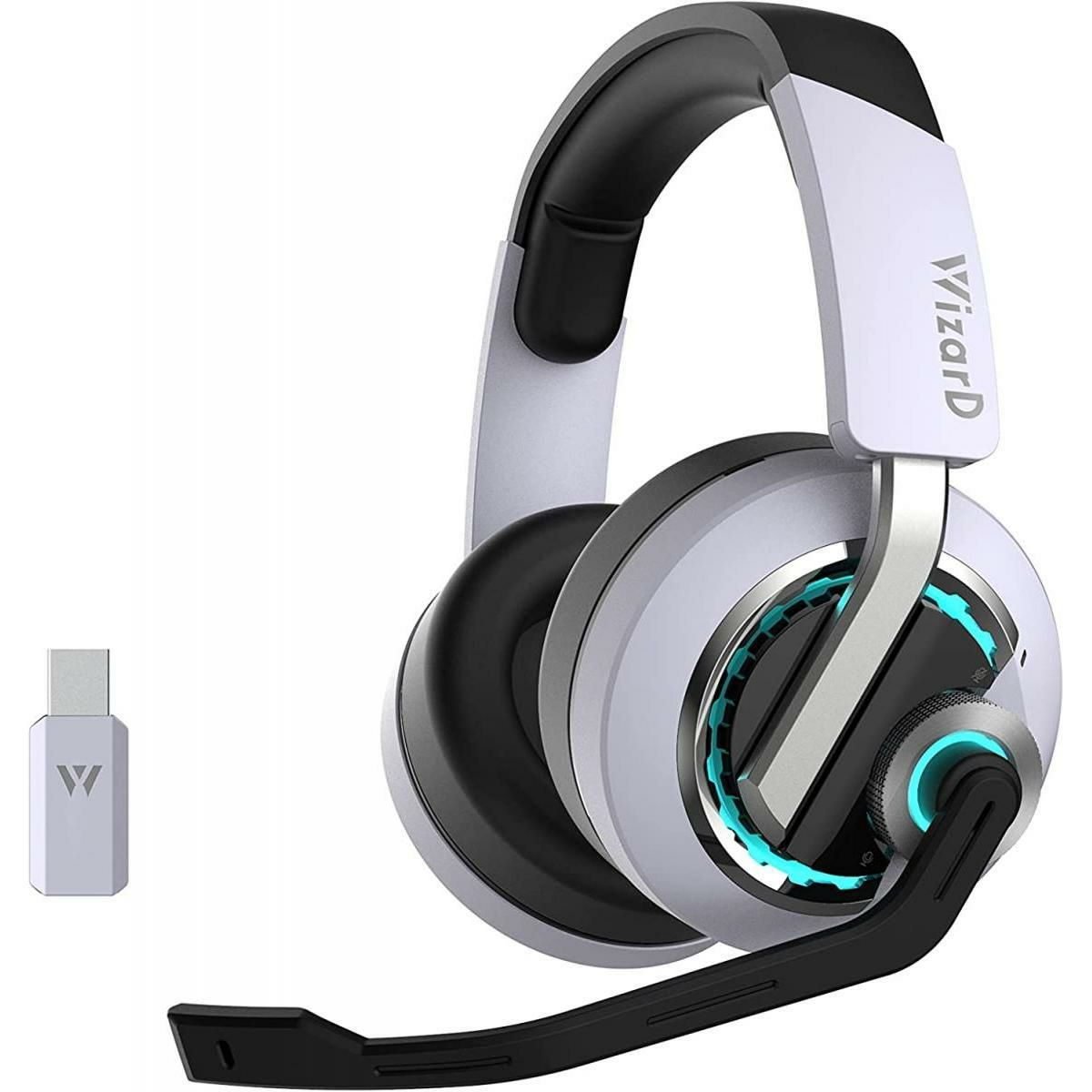 WizarD 2.4G＆Bluetooth5.1 ワイヤレスゲームヘッドセット 7.1ch