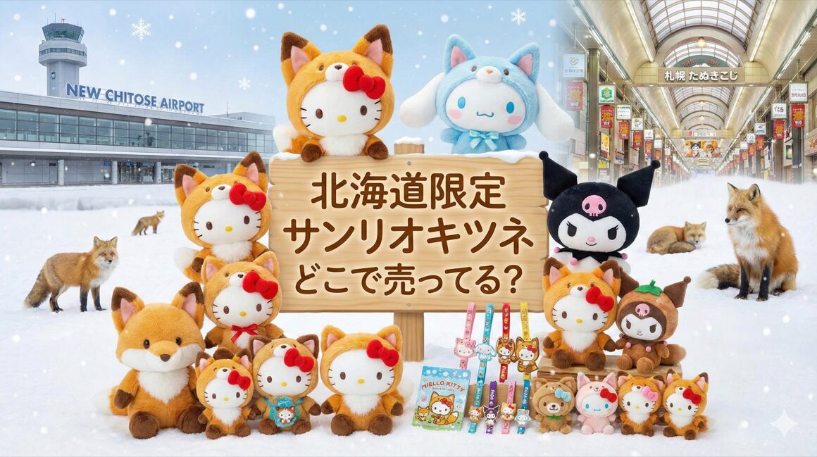北海道限定サンリオキツネどこで売ってる？最新＆レア販売店