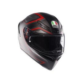K1 S JIST Asian Fit - SLING MATT BLACK/RED | AGV ヘルメット