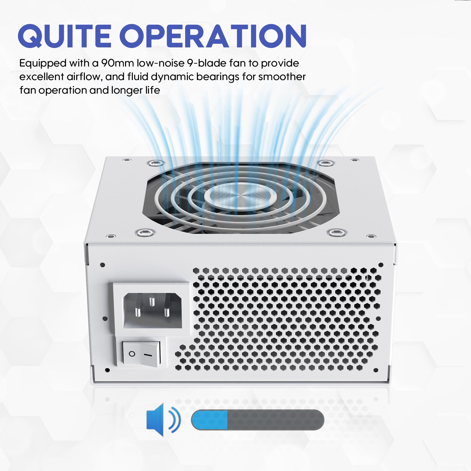 Vetroo 850W SFX Power Supply ATX 3.1 & PCIE 5.1 Ready, 80 Plus