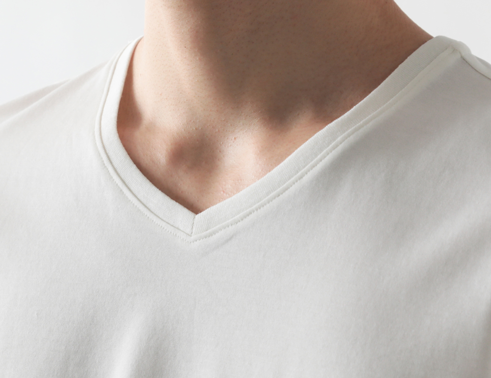 Dress Tシャツ” スペシャリティコットン シルクタッチ長袖/Slim/V