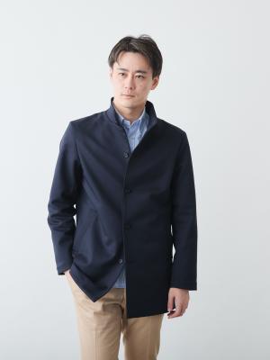 ニュークラシック スタンドカラーコート/3 season/ネイビー