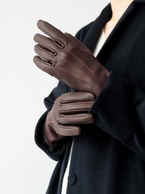 鹿革レザーグローブ/ブラウン | Factelier (ファクトリエ)