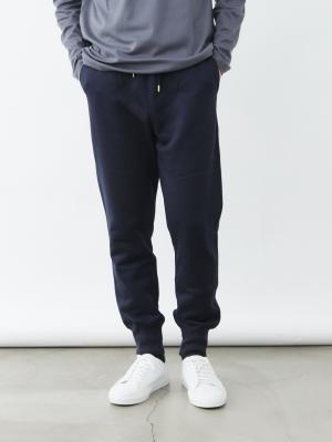 超高密度スウェットパンツ/ネイビー | Factelier (ファクトリエ)