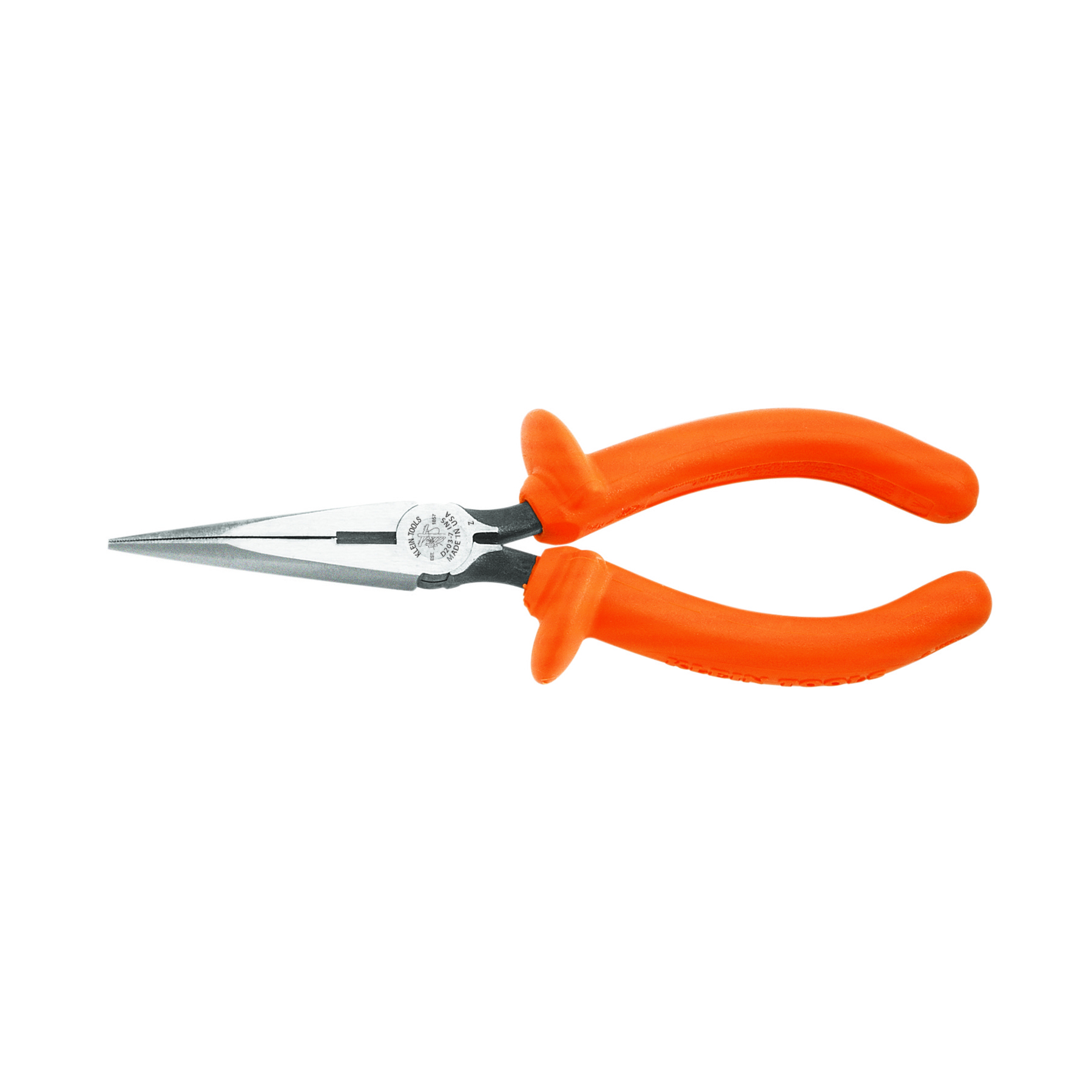 Pliers, Long Nose Side-Cutters, Insulated, 7-Inch - D203-7-INS
