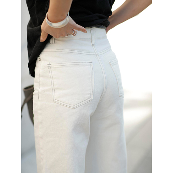 Un Sourire]デニム【ホワイト】 | KOBUNSHA SELECT SHOP | [Un Sourire