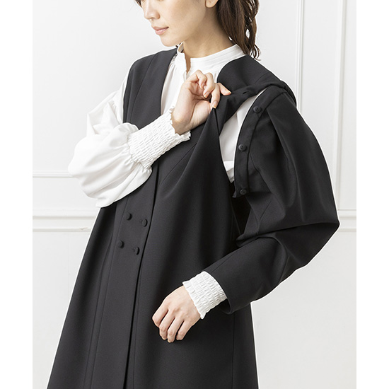 優待価格[CARETTE by YOCO MORIMOTO]2WAYロングジャケットスーツ