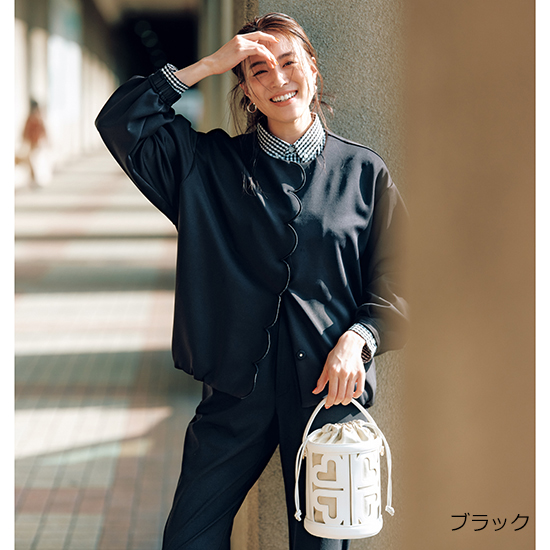 優待価格[THREE SQUARE]スカラップカーディガン | KOBUNSHA SELECT