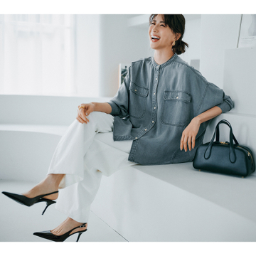 SEVEN TEN by MIHO KAWAHITO]【VERY別注色】ネックパールタートル