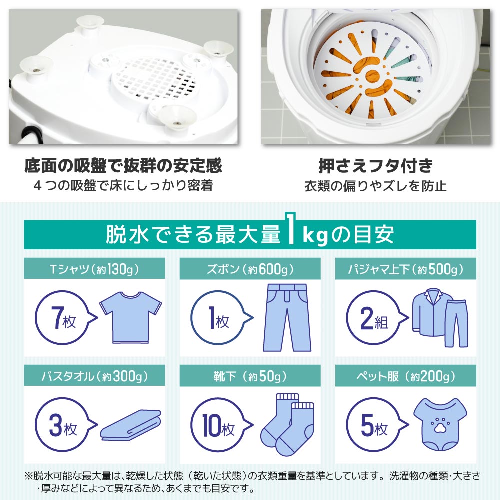 部屋干しアシスト脱水機「乾燥機いら～ず」 | 【公式】サンコー通販サイト